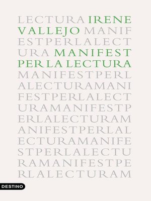 cover image of Manifest per la lectura